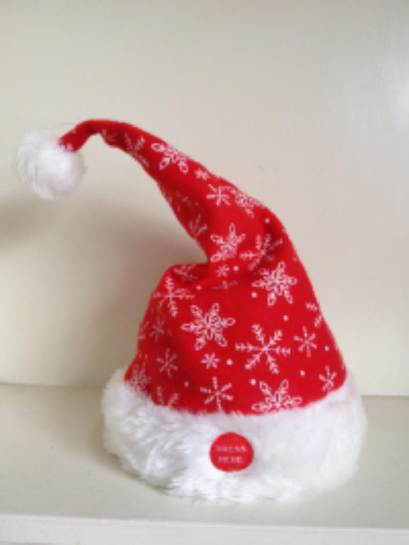 Electric Christmas hats, music swing hats, Christmas festival party decorations, Christmas gifts details Picture