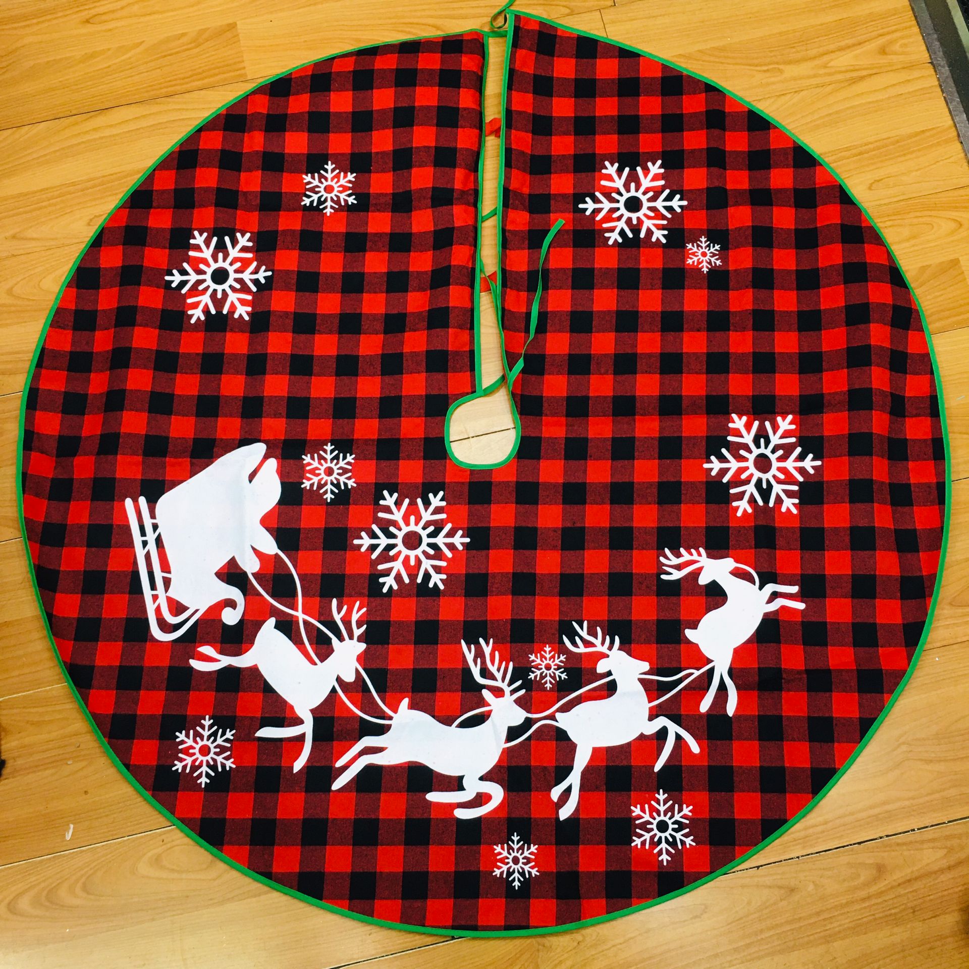 Cross-border árbol de navidad vestido adorno navidad navidad vestido de árbol creativo exquisito fondo de árbol decoración vestido de árbol Item Picture