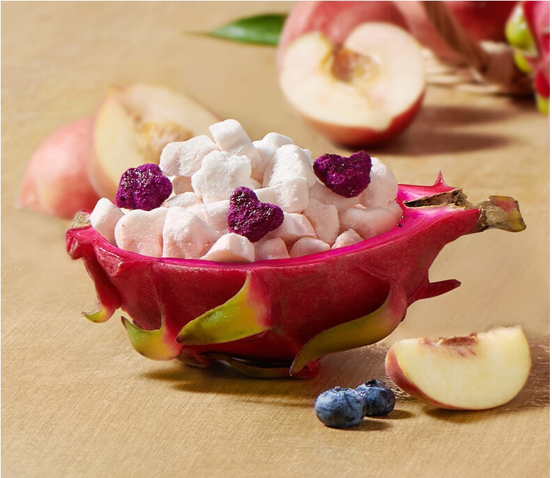 批发包邮！玫柏翠婴童辅食休闲零食手办 光合星球水蜜桃溶豆18克详情6