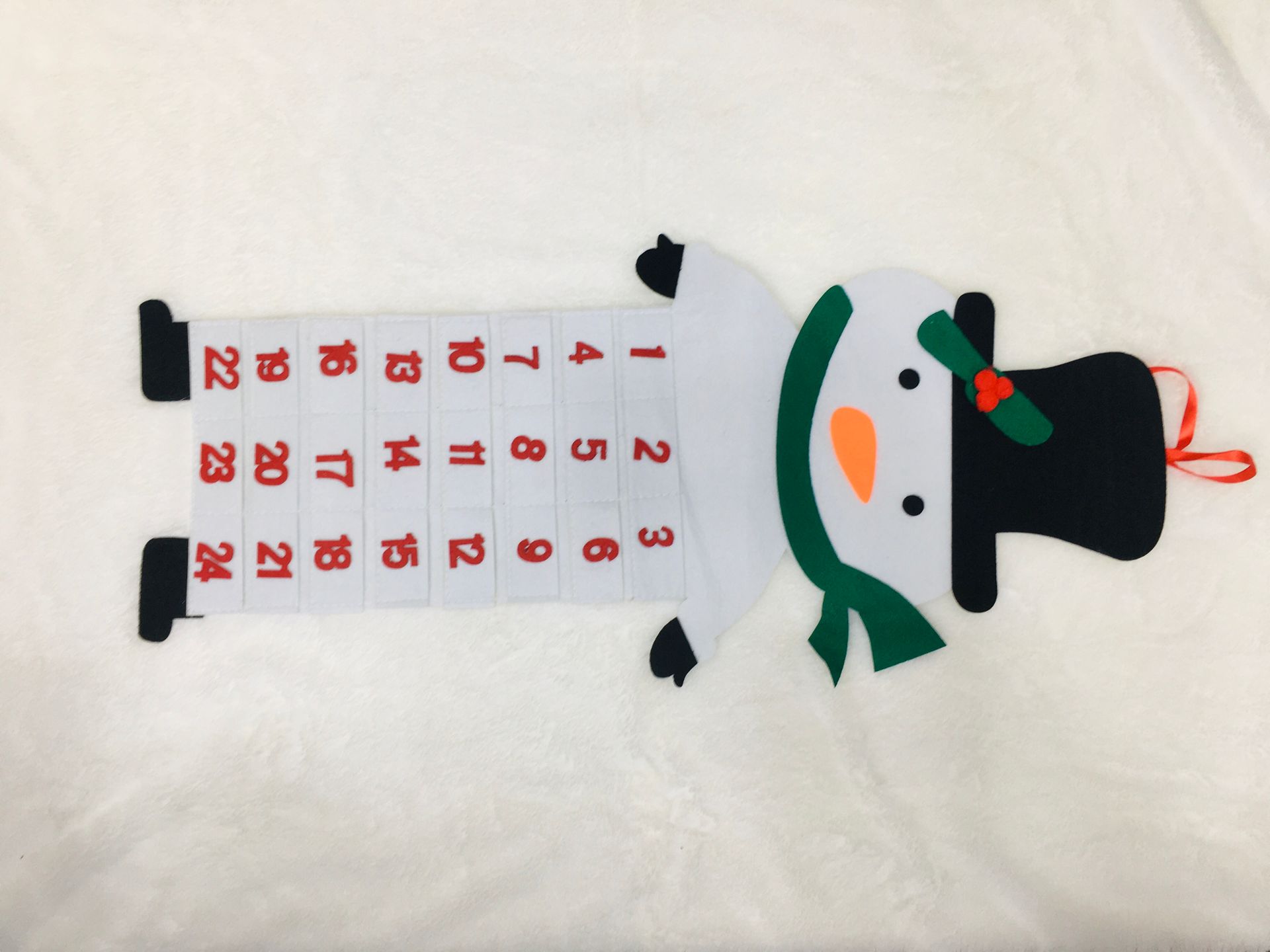 Christmas calendar, Christmas party decoration, festival party calendar Application Scenario