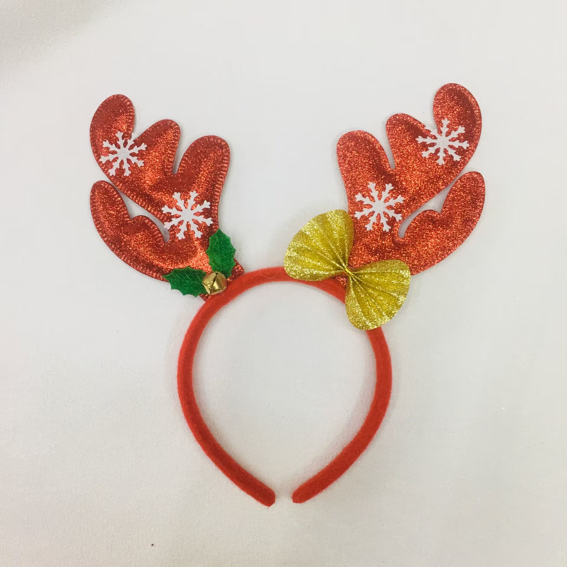 Christmas costume headwear, cartoon antler Christmas tree, five-pointed star hair accessory factory direct sales Specification image