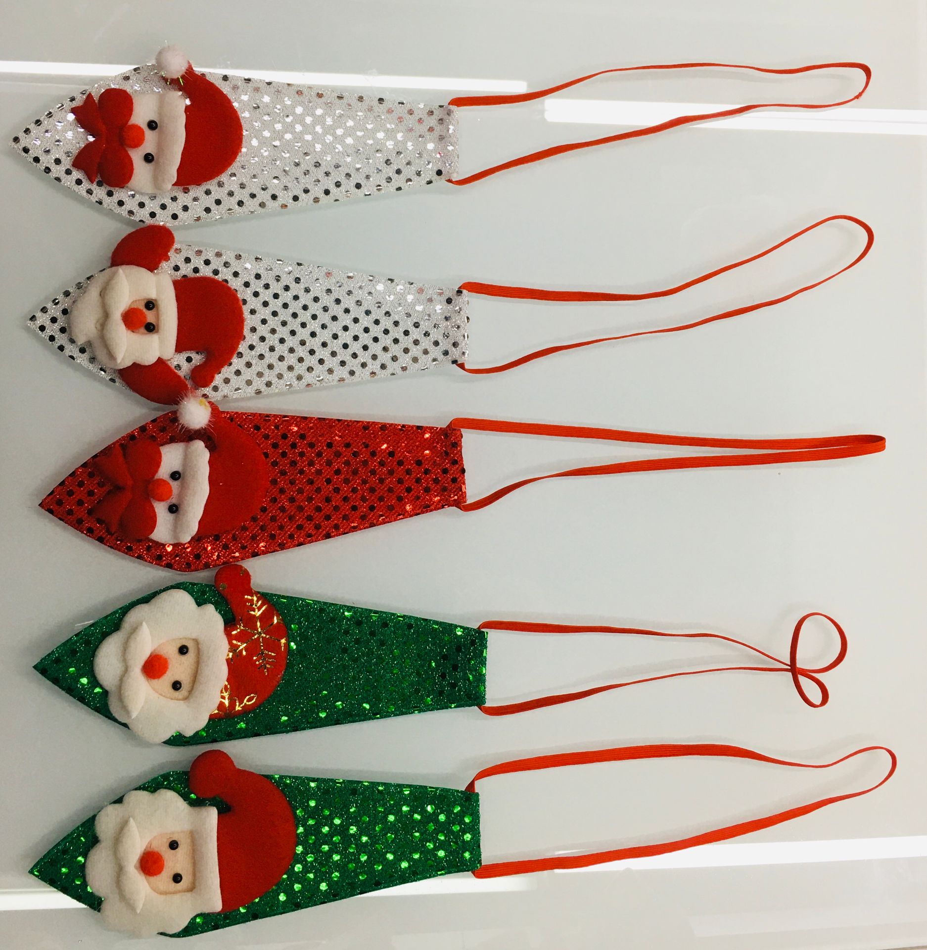 Christmas holiday JK ties for the elderly, snowmen, reindeer, checkered ties, men's and women's ties