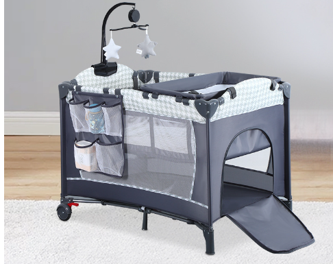 Side-opening cribs with mosquito nets, swing cribs, musical cribs, European-style cribs, height-adjustable cribs Application Scenario