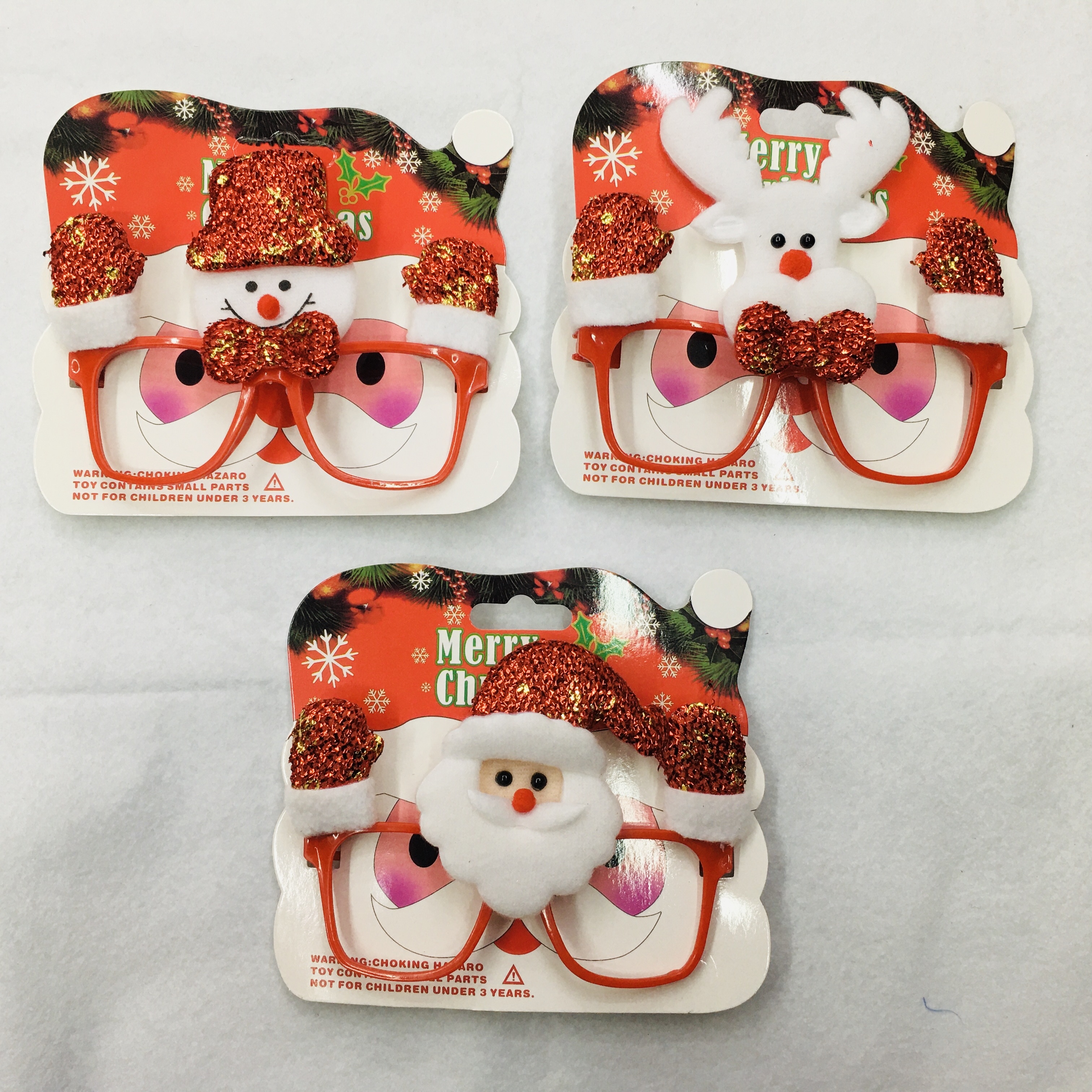 Christmas decorations, Christmas glasses, party decoration items, Christmas products, Christmas trees, snowmen, antler glasses frames Application Scenario