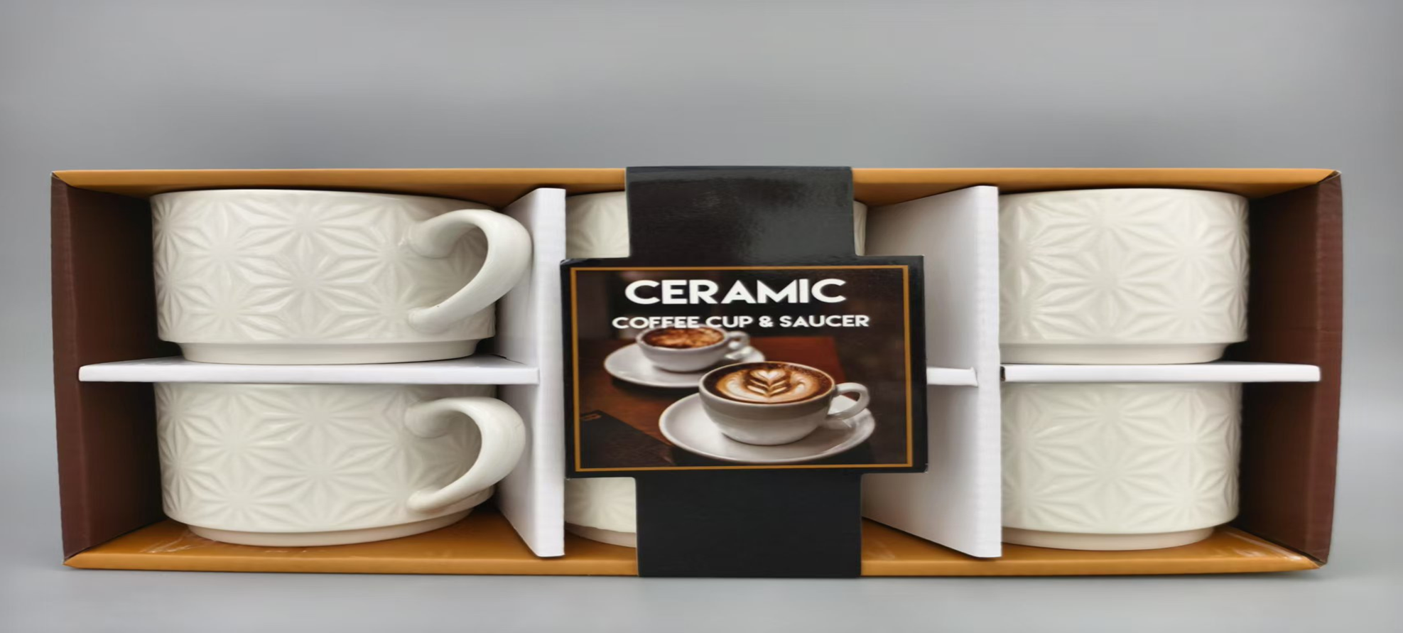 6 tazas ceramic cup set cerámica como imagen