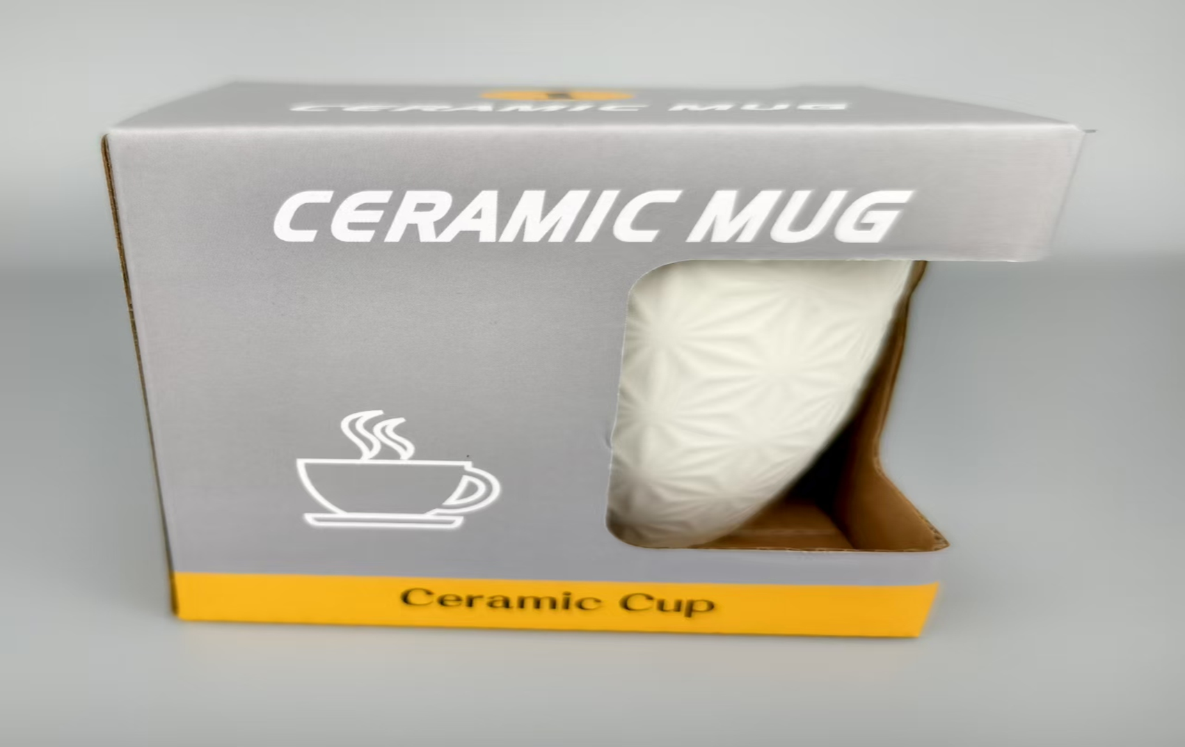 14-ounce embossed water cup, single color box packaging FD14-1P-13