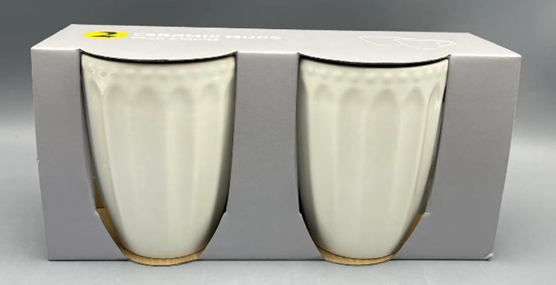 14 oz copas de agua en relieve con 2 piezas, 07 floral FD14-2P-07
