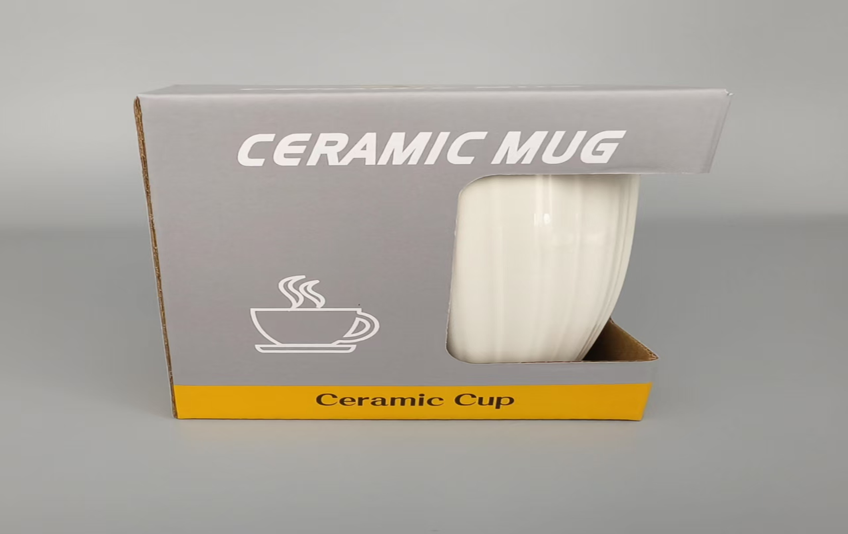 14-ounce embossed water cup, single color box packaging FD14-1P-08