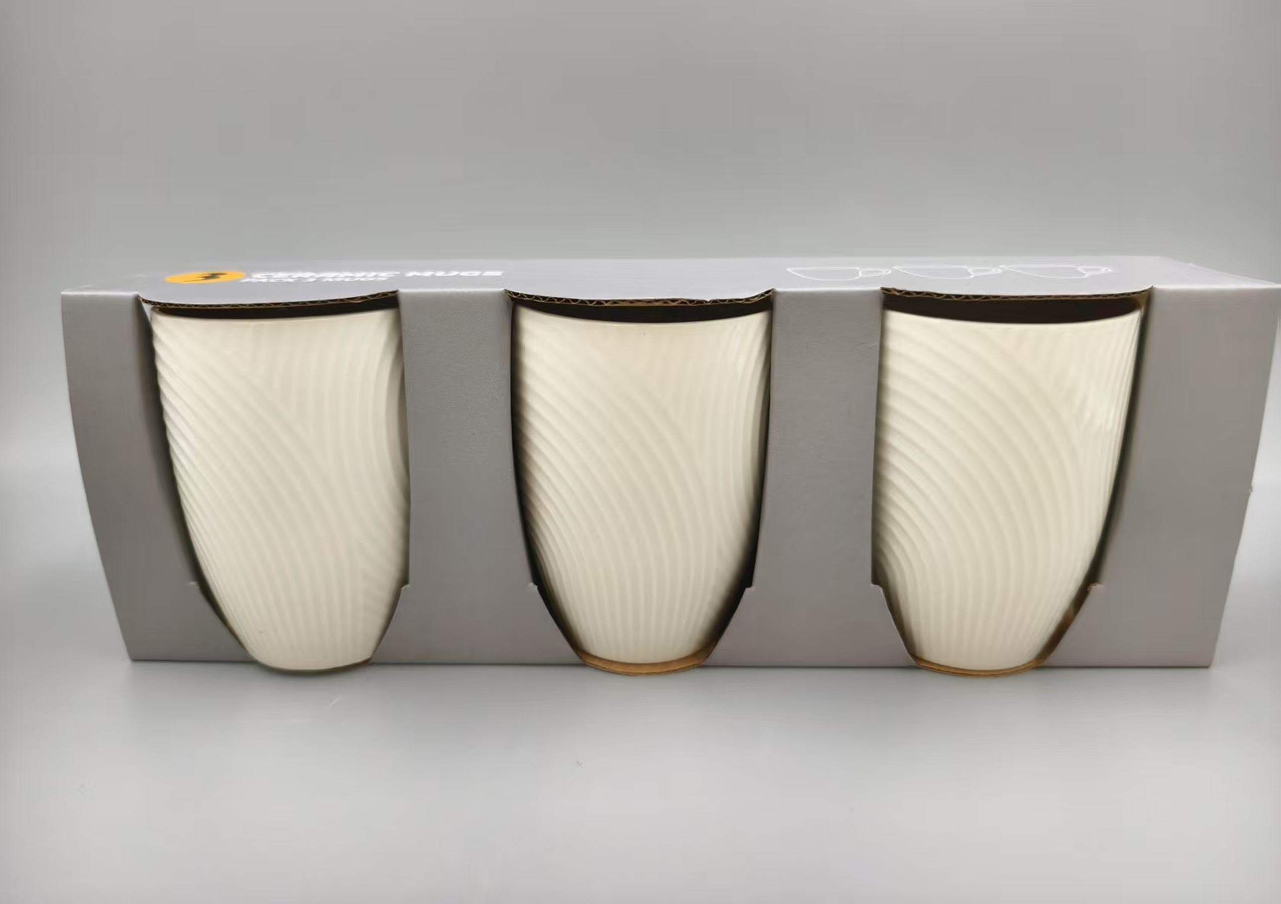 14-ounce embossed cups in 3 pieces, 07 pattern FD14-3P-09