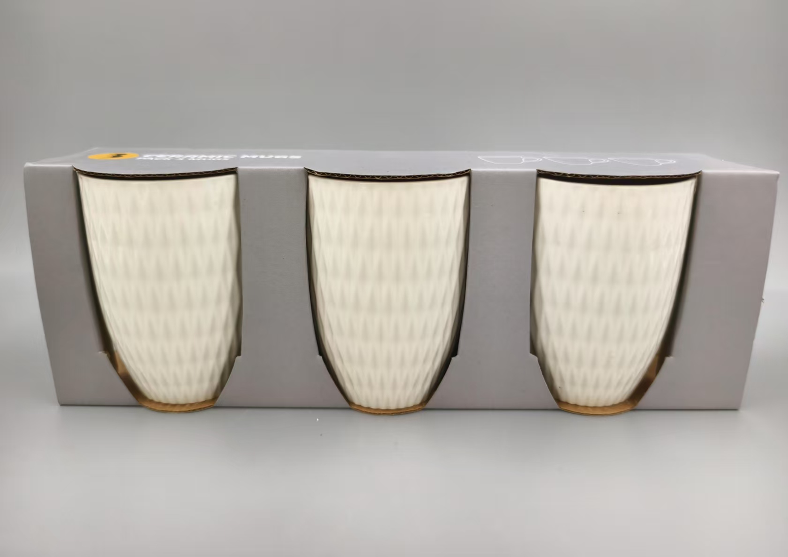 Copa de relieve 14 oz pack de 3, 07 floral FD14-3P-10