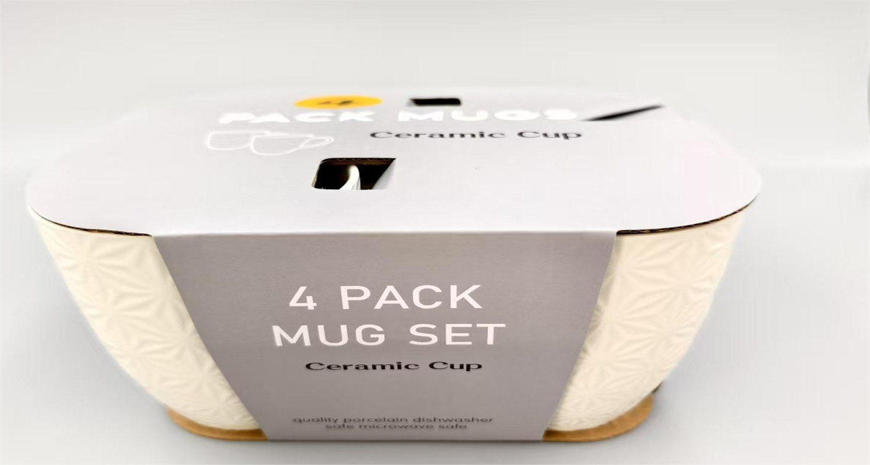 14盎司浮雕杯4个装，13花型FD14-4P-13