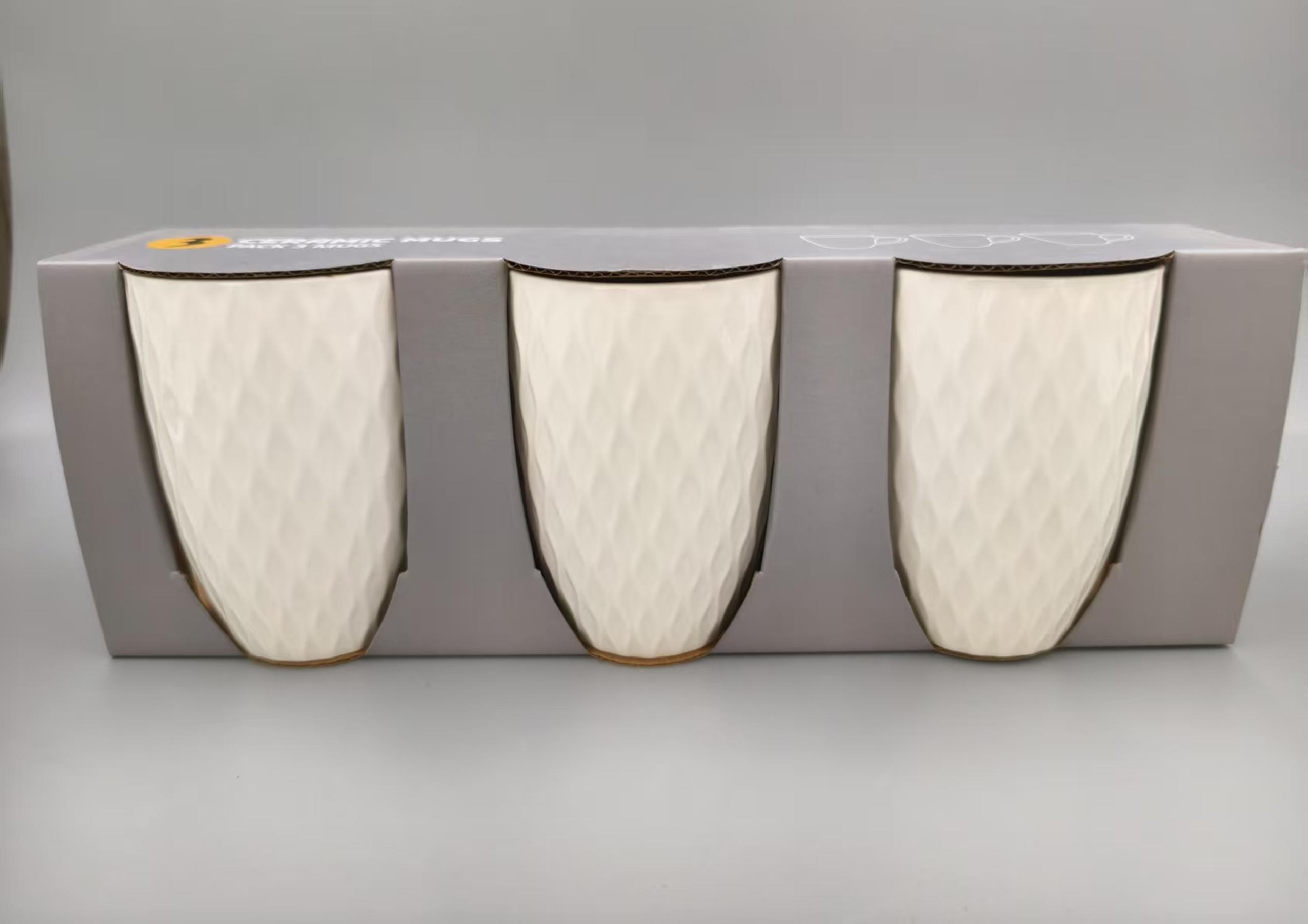 14-ounce embossed cups in 3 pieces, 07 pattern FD14-3P-11