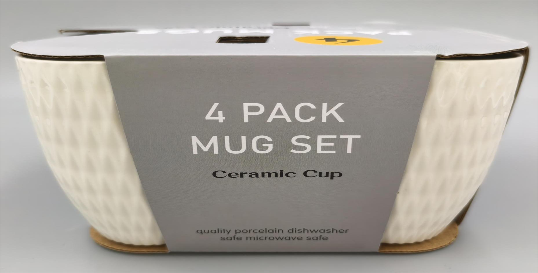 14 oz en relieve tazas paquete de 4, 10 flores FD14-4P-10