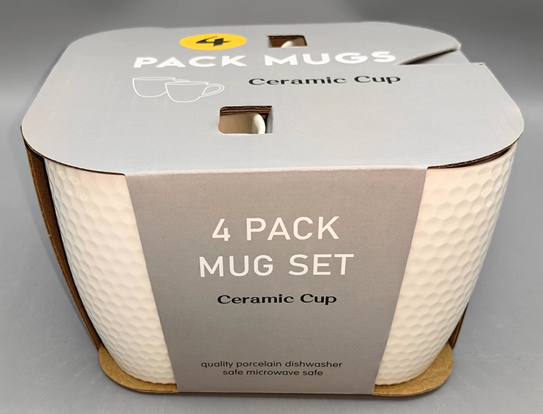 14-ounce embossed cups for 4 pieces, 04 pattern