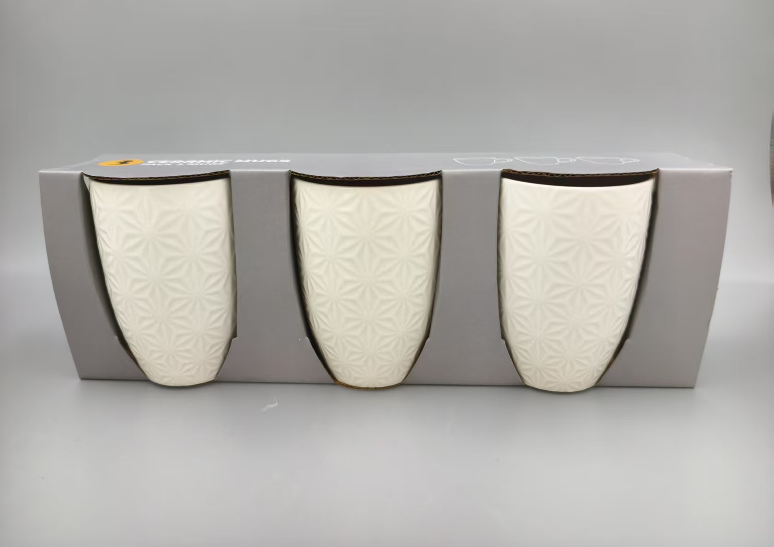 14-ounce embossed cups in 3 pieces, 07 pattern FD14-3P-13