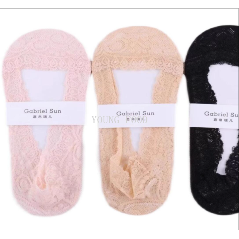 批发包邮！MARTAMARZOTTO进口袜子穿戴甲 韩国高档蕾丝船袜1双