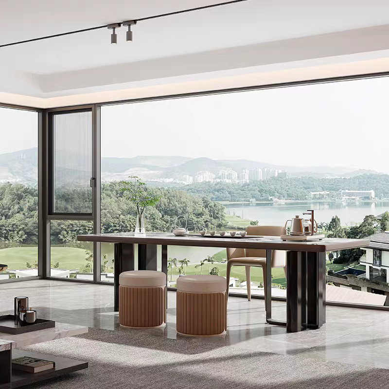 飞宇门窗封阳台落地窗保温节能隔音断桥铝窗平开窗价格面议