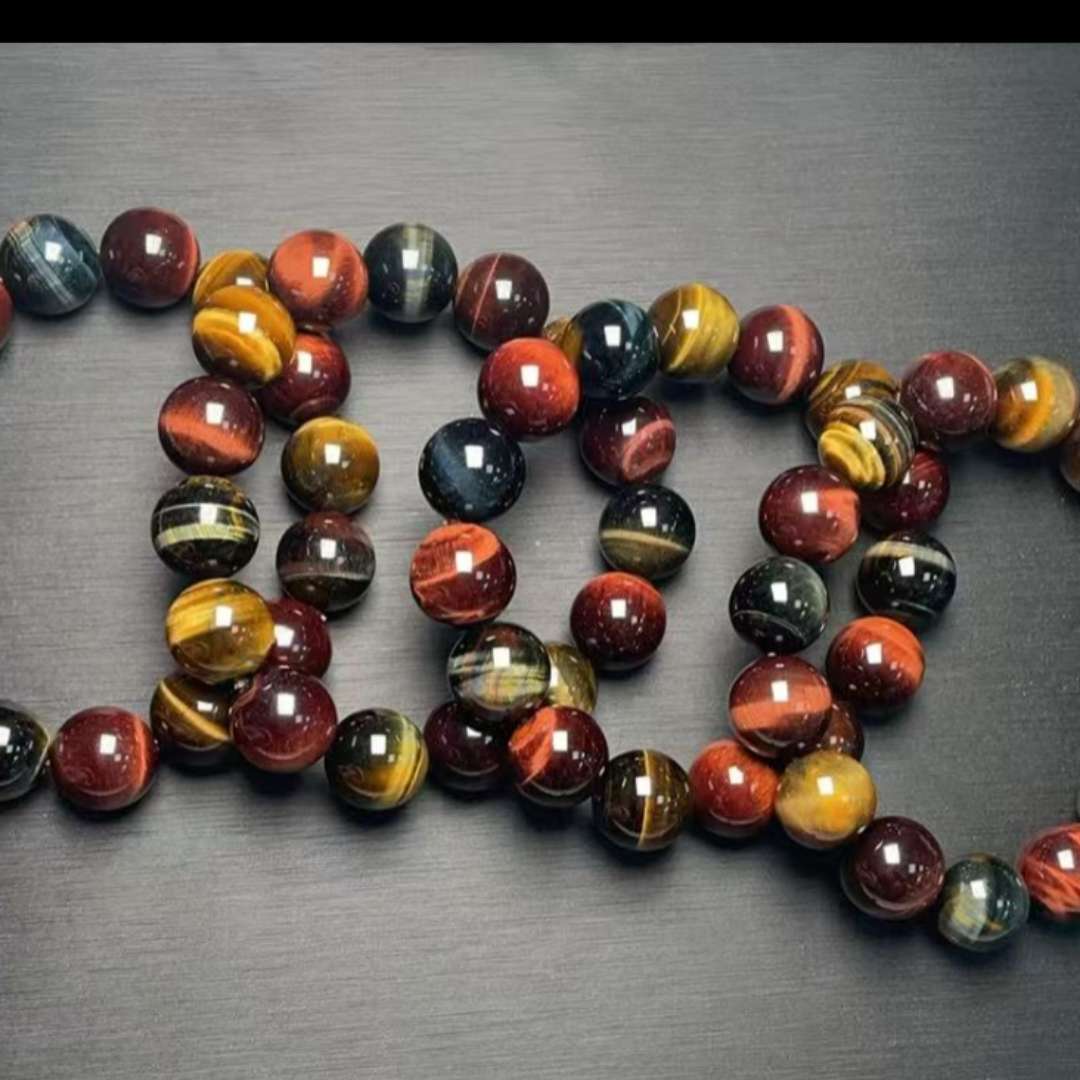 虎眼石手串硅化玉天然自带猫眼送朋友亲人长辈纪念品礼品有意义产品图