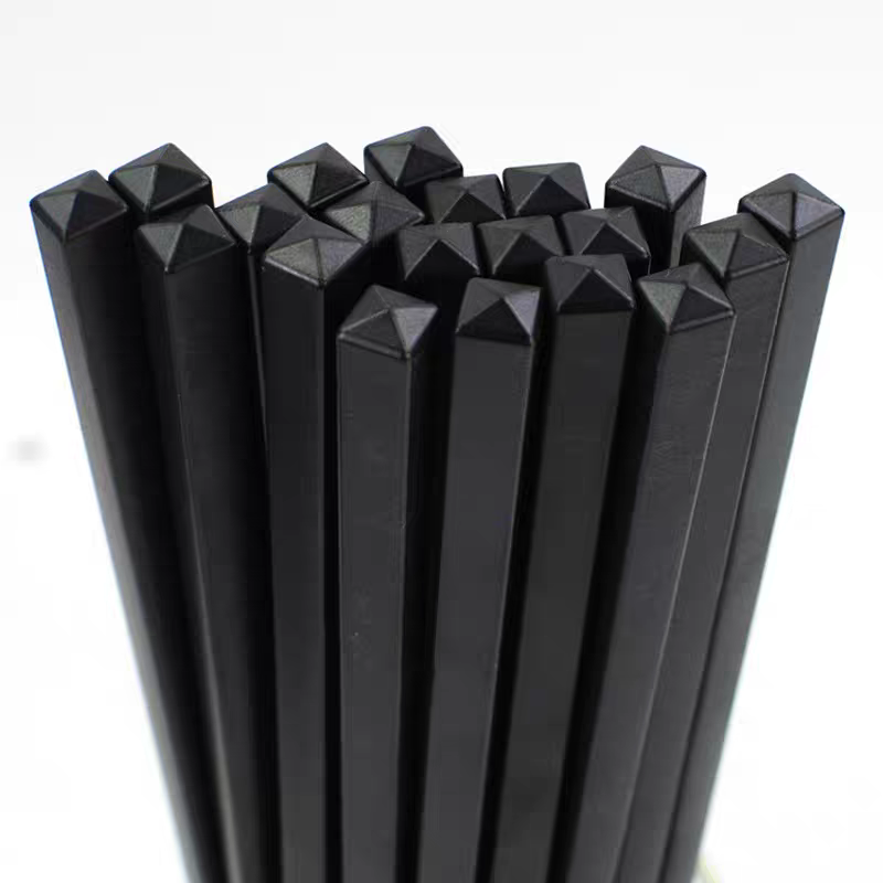 886 household anti-slip alloy chopsticks, charcoal black chopsticks, high-end heat-resistant and mold-proof chopsticks, light luxury, separate dining, one chopstick per person details Picture
