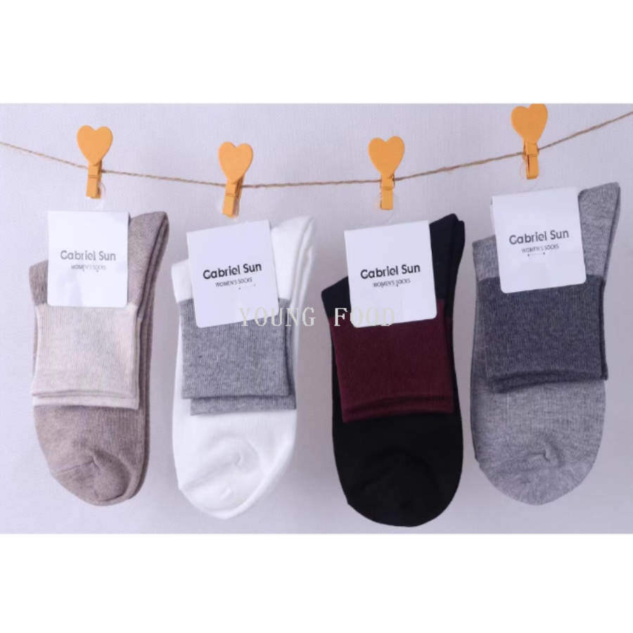 批发包邮！MARTAMARZOTTO进口袜子韩国女士中筒袜抗~菌柔软 1双