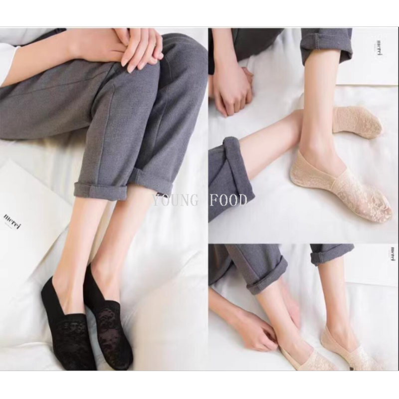 批发包邮！MARTAMARZOTTO进口袜子百货 韩国进口蕾丝隐形船袜1双