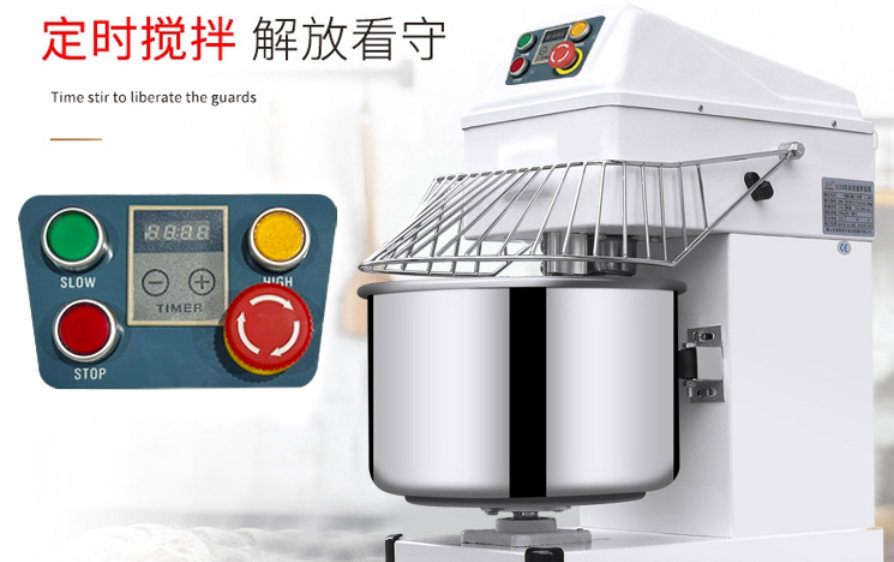 HS50 commercial dough mixer with dual speed and dual action, 54L capacity, fully automatic dough mixing and kneading machine for direct sale pic 1