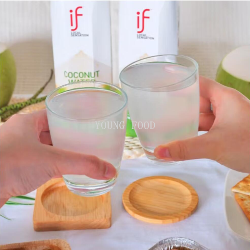 Wholesale free shipping, Temo imported snack figurines, juice, Thai IF100% Tetra Pak coconut water 330ml details Picture