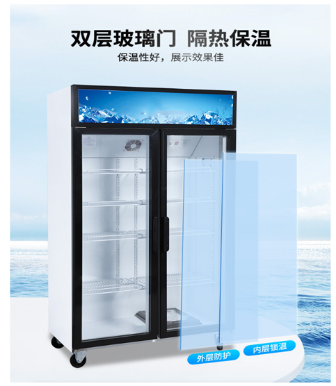 现货冰柜冷藏展示柜商用饮料柜冰箱保鲜柜立式冷柜源头工厂详情12