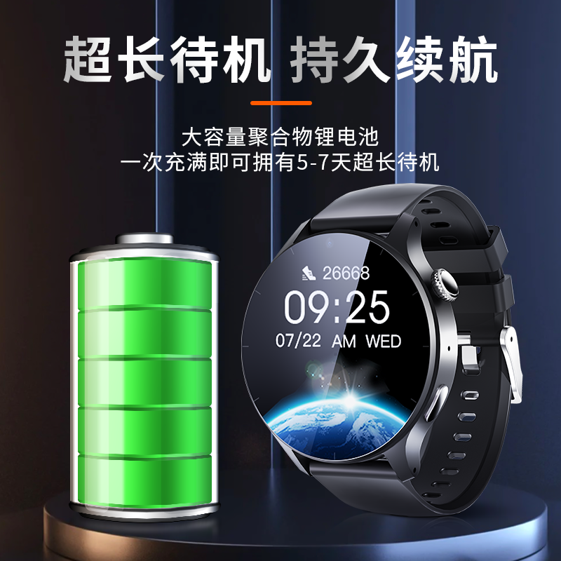 Student smartwatches are specially designed for junior high school, senior high school and teenagers. They are suitable for children without games and can be inserted with a cartoon phone details Picture