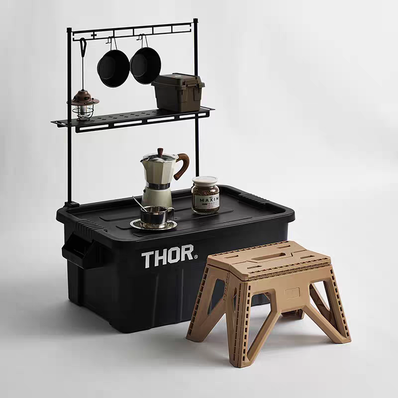 Small folding stools that can be stacked, household small stools, outdoor adult travel thickened plastic stools, dormitory folding stools Item Picture