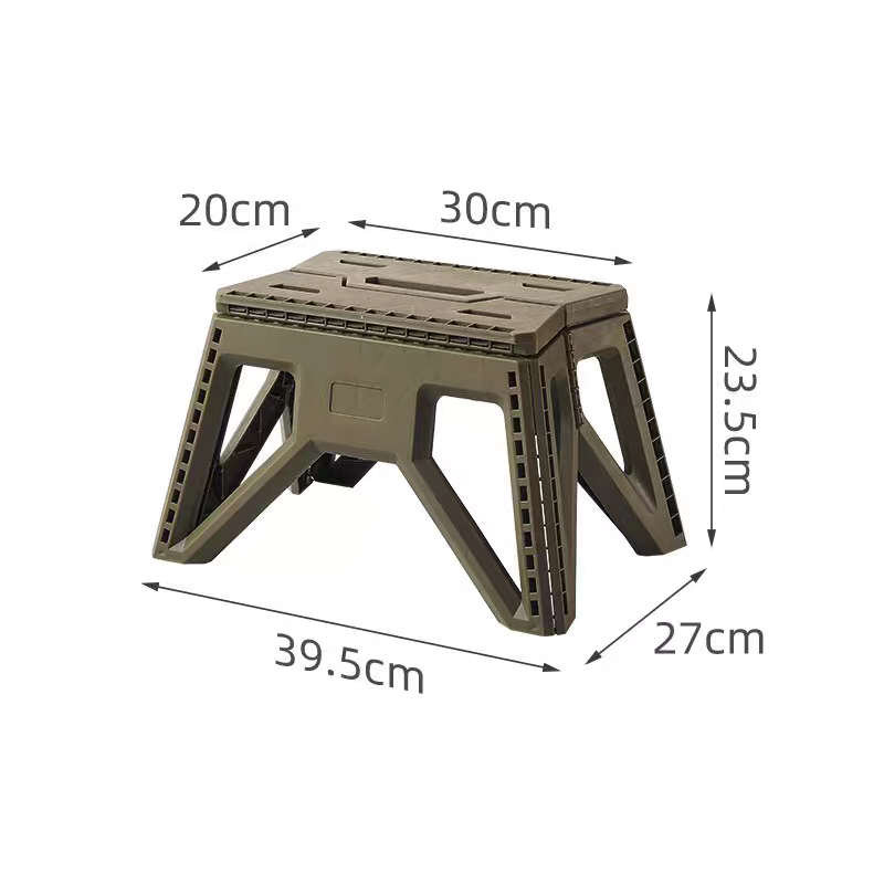 Small folding stools that can be stacked, household small stools, outdoor adult travel thickened plastic stools, dormitory folding stools Application Scenario