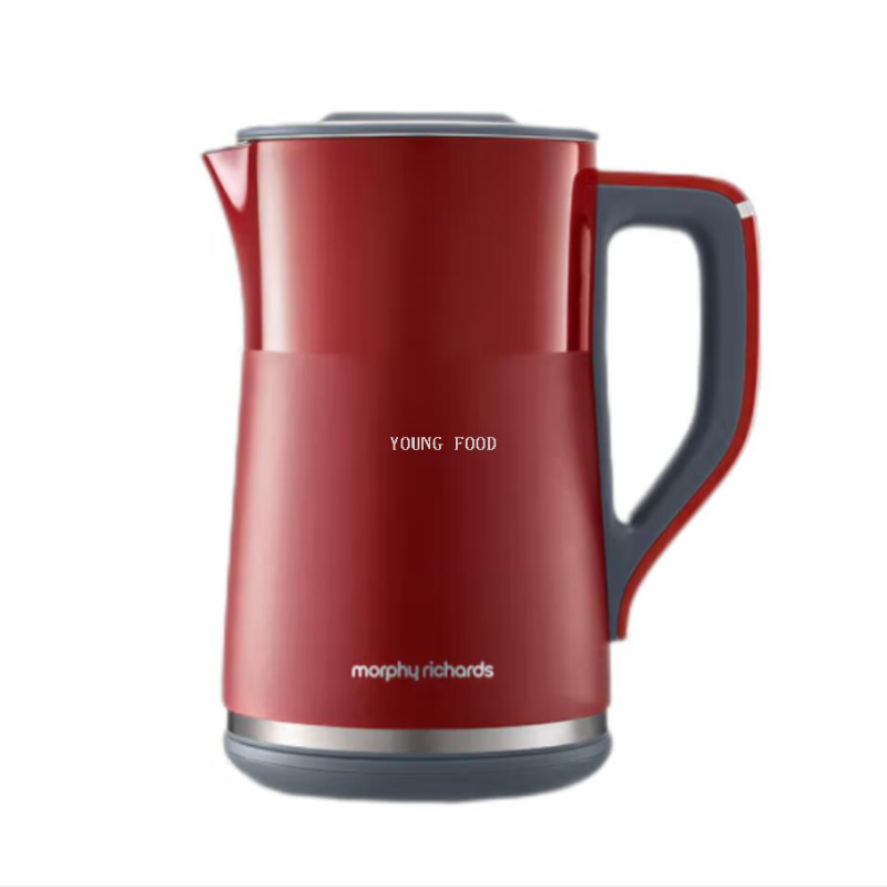 Wholesale free shipping YOUNGFOOD Smart small Appliance Morphy Richards Electric Kettle MR6070 Stainless Steel double-layer anti-scald