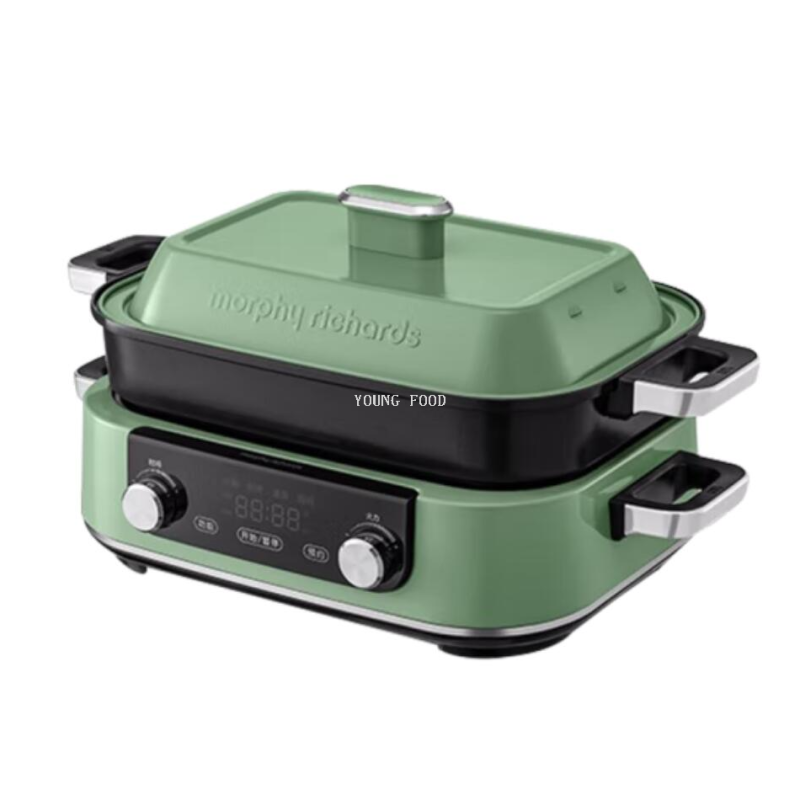 批发包邮！YOUNGFOOD智能小家电摩飞多功能锅MR9099涮蒸煮炒煎烤详情7