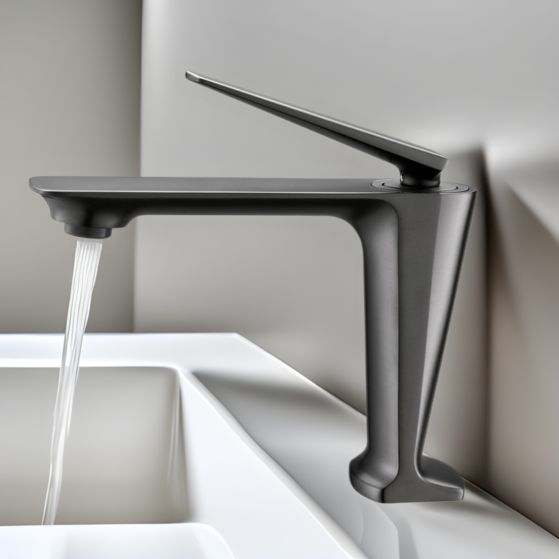 Washbasin faucet, bathroom cold and hot single-hole hand washing basin, washbasin, washbasin, bathroom washbasin, faucet full figure