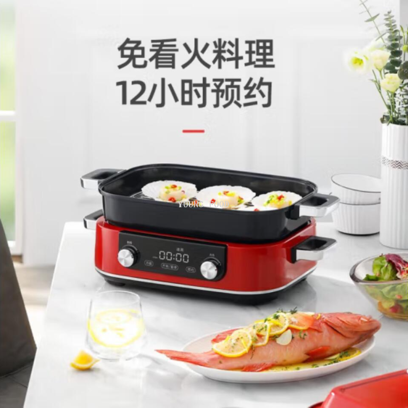 电的压力锅/小家电百货/电热/早餐机/煮面锅学生韩式产品图