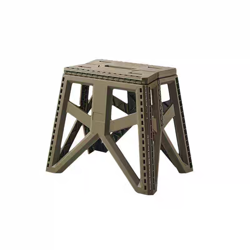Small folding stools that can be stacked, household small stools, outdoor adult travel thickened plastic stools, dormitory folding stools detail image 3