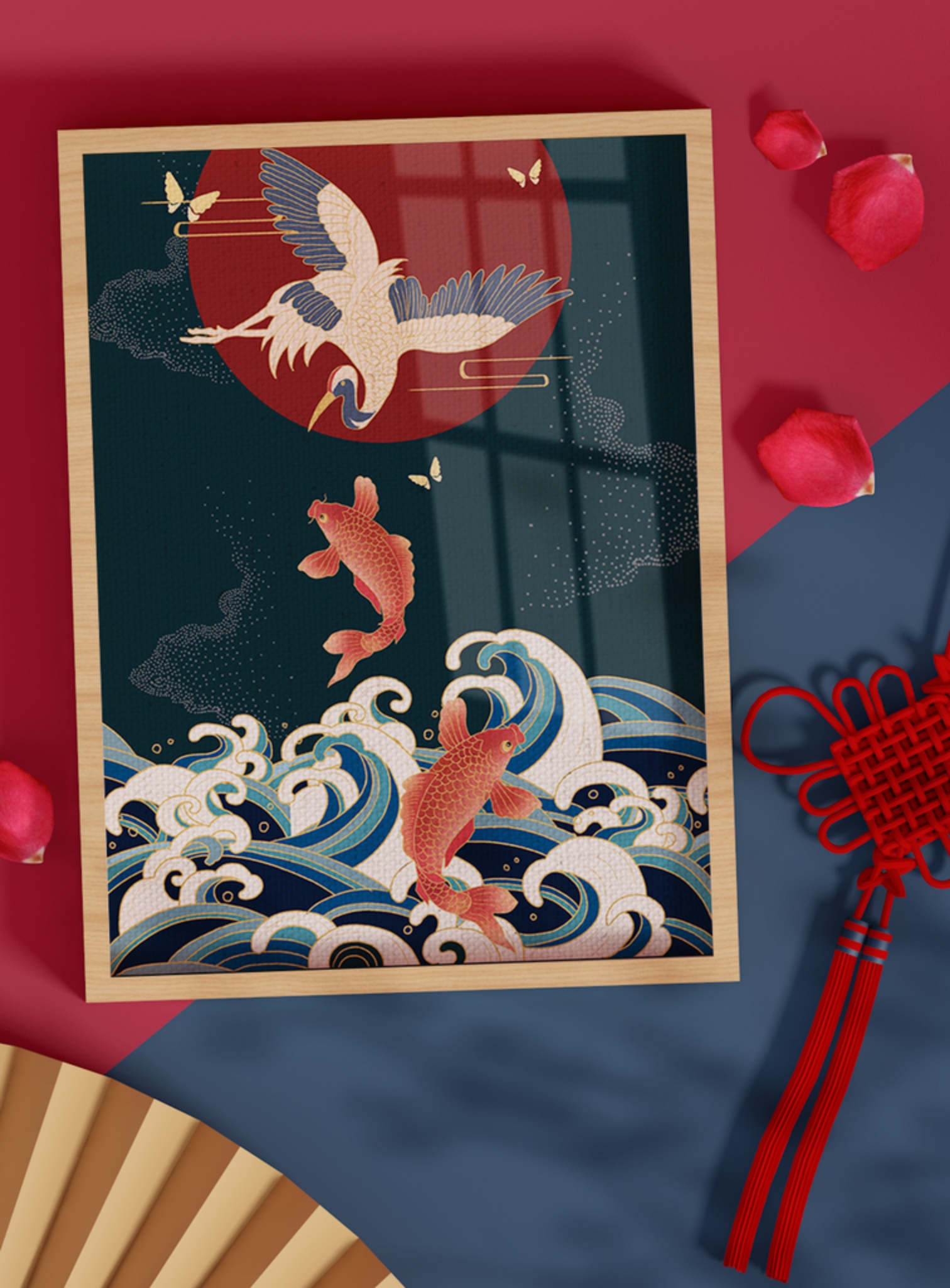 国潮装饰画现代化挂画客厅卧室JINWUJIASHI