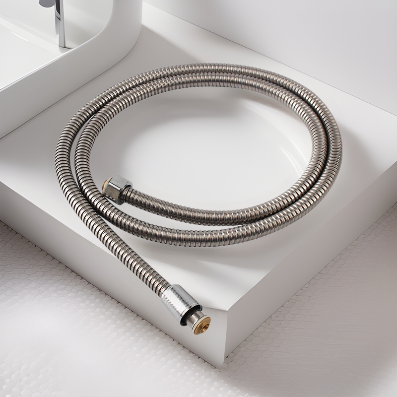 Shower hose, 1.5-meter shower head hose, 2-meter stainless steel shower hose accessory for rain water heater full figure