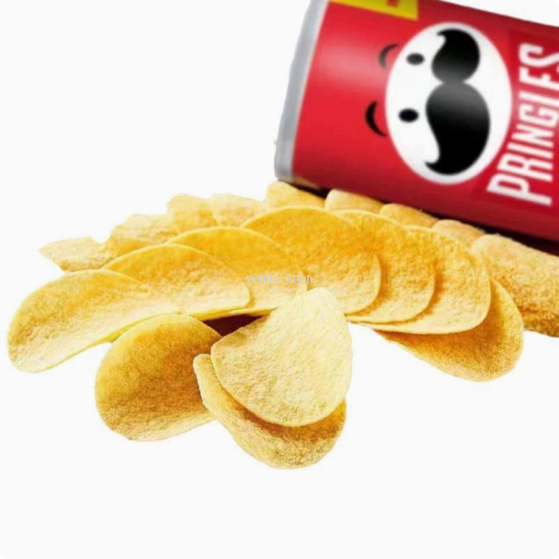 Free shipping for wholesale! VINCENZO CAPUTO figurines, casual snacks, puffed Pringer potato chips 110g paper cans details Picture