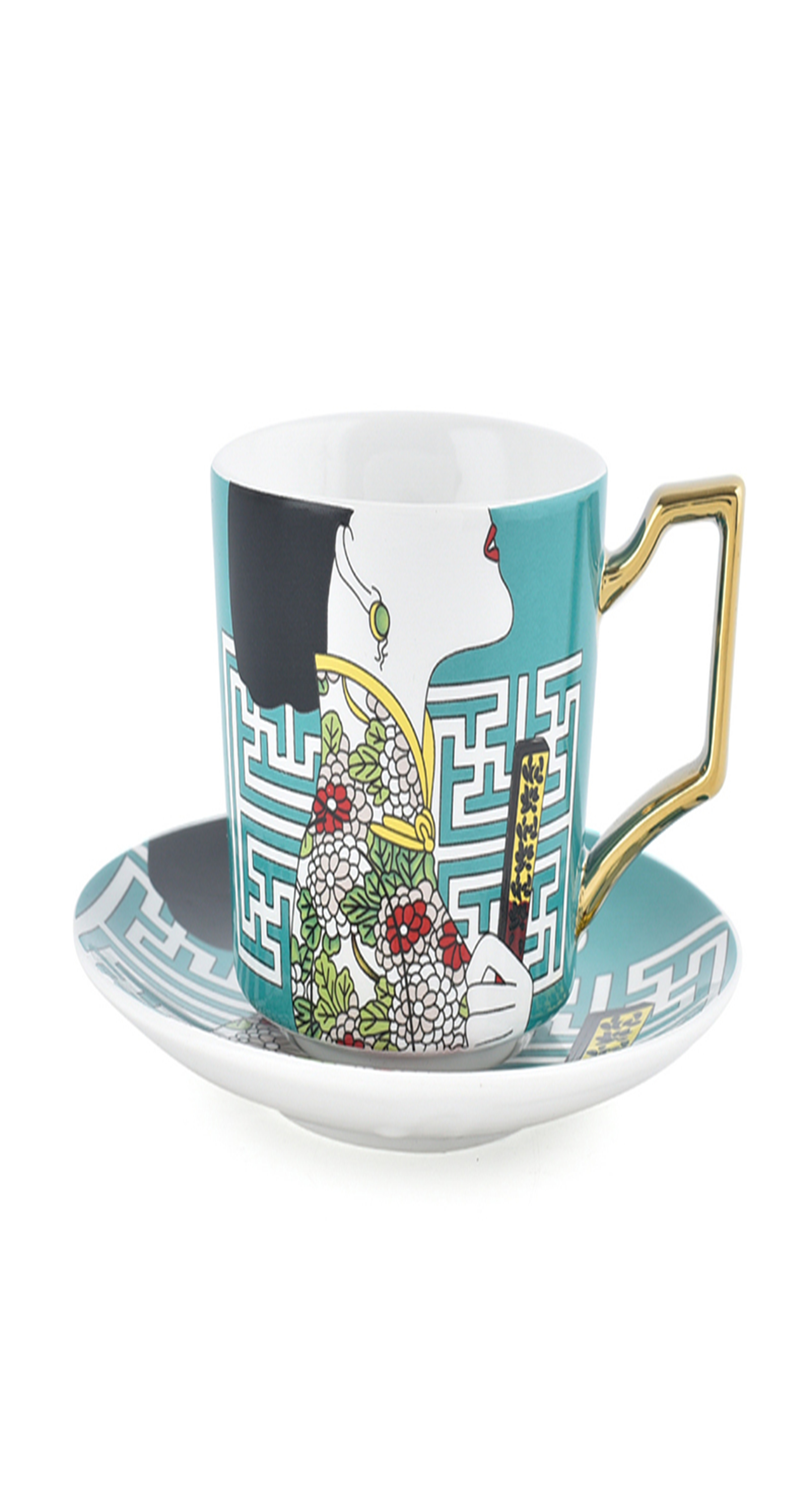 Cheongsam Beauty Cup and Plate EP-006