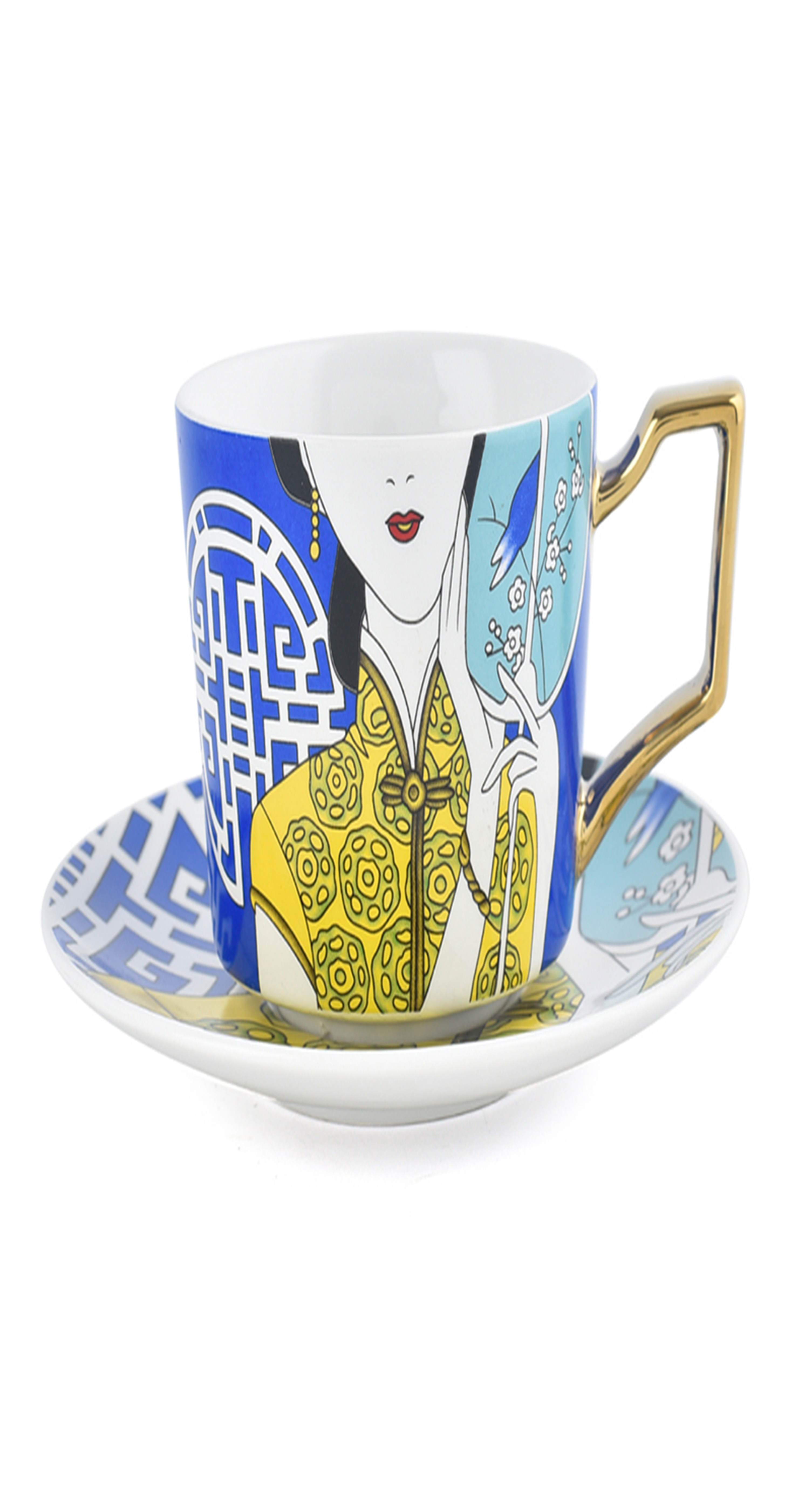 Cheongsam Beauty Cup and Plate EP-006 Application Scenario