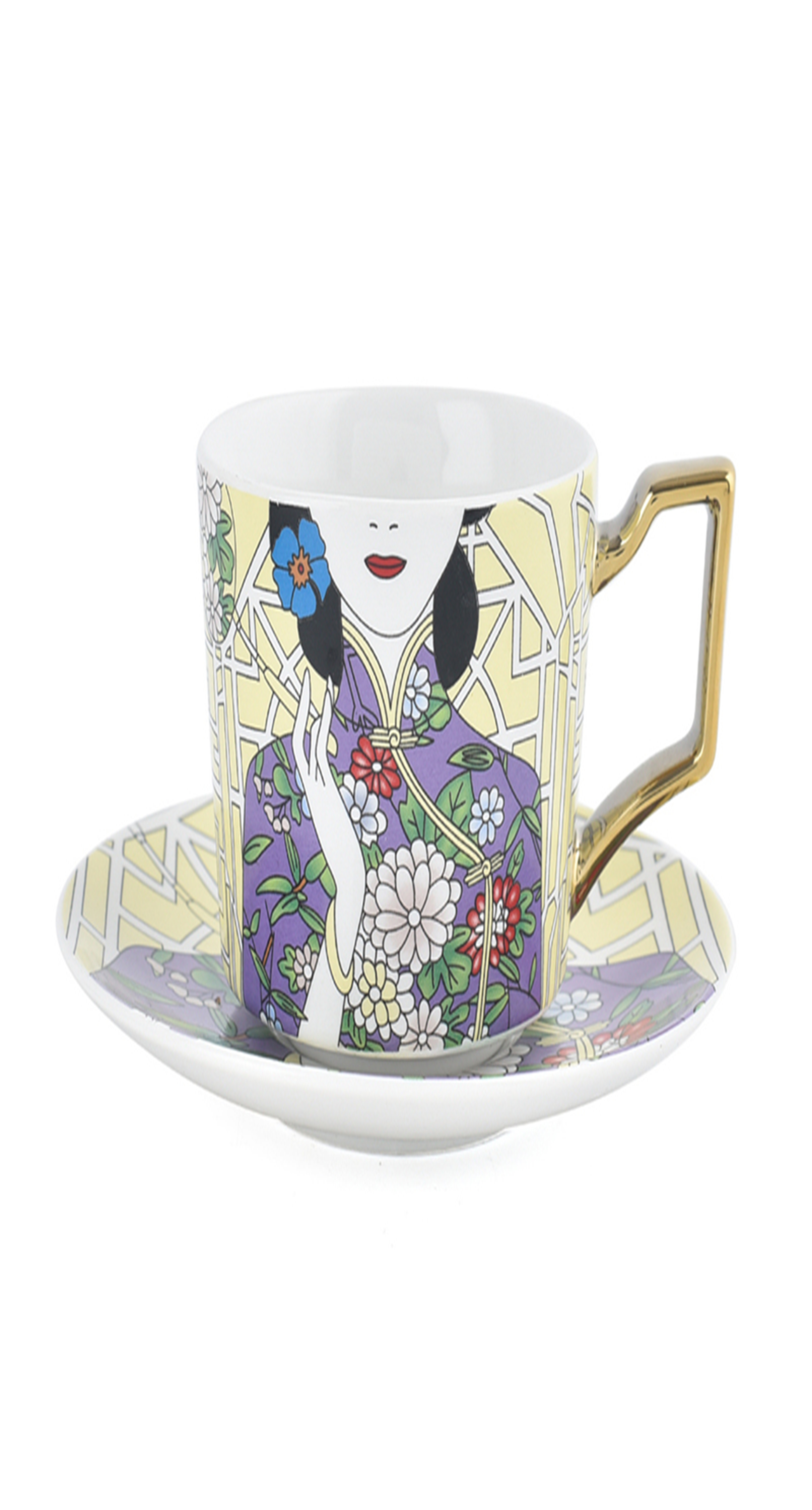 Cheongsam Beauty Cup and Plate EP-006 Specification image