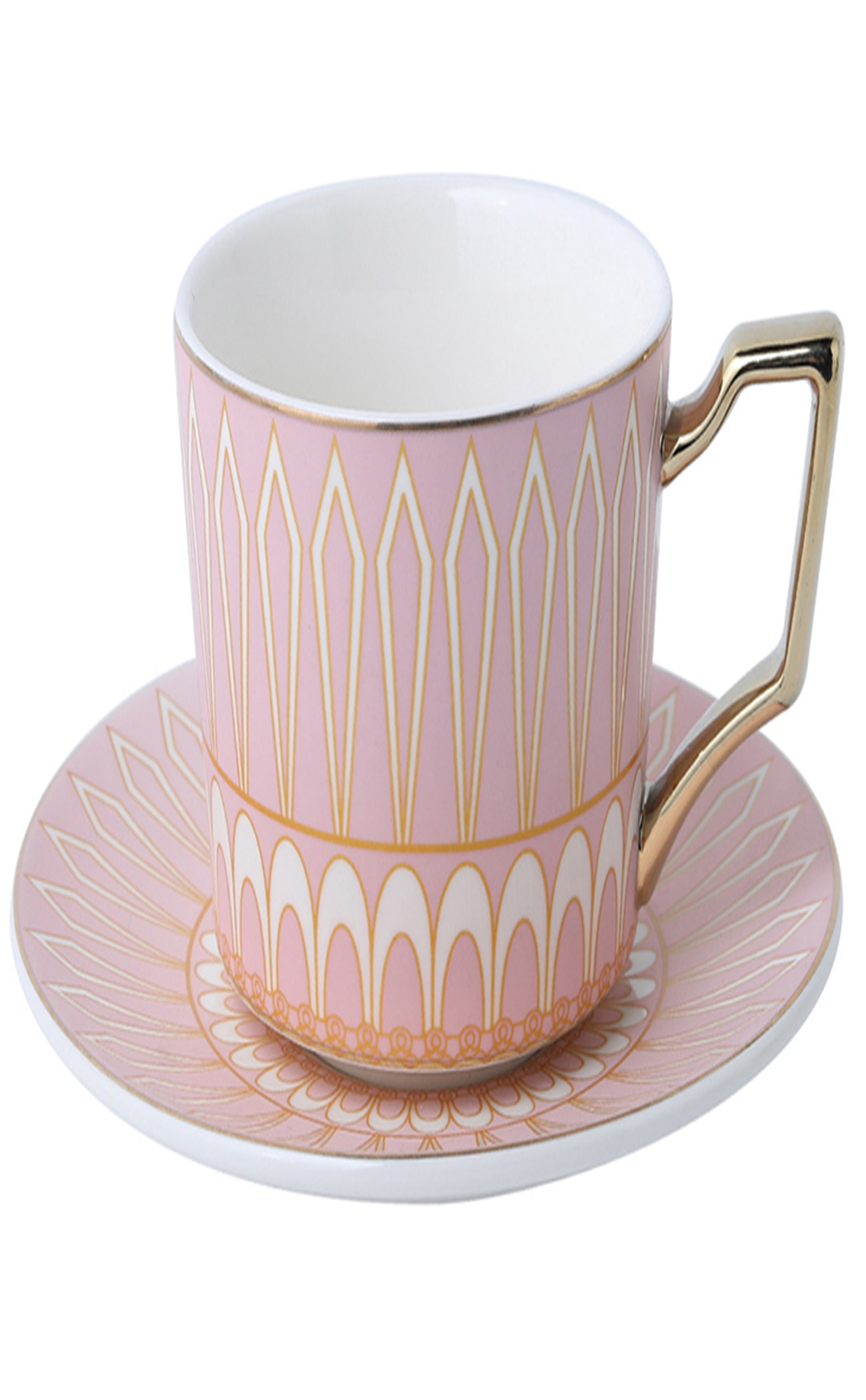 British-style coffee cups and saucers EP-005 details Picture