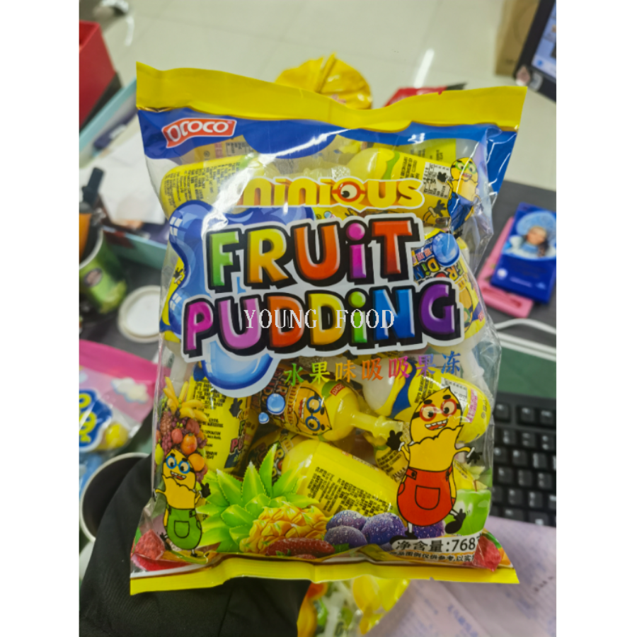 Free shipping for wholesale! LES DELICES DE BELLE Imported Snacks Piglet Mixed Flavor Sucking Jelly 708g