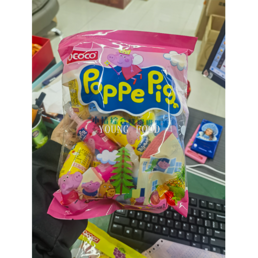 Free shipping for wholesale! LES DELICES DE BELLE Imported Snacks Piglet Mixed Flavor Sucking Jelly 708g details Picture