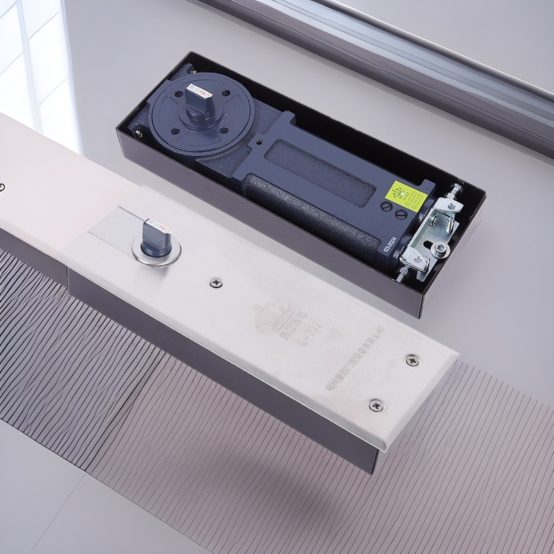Glass floor spring frameless and frameless door 220B/818/322/1400 model glass door and wooden door floor spring Application Scenario