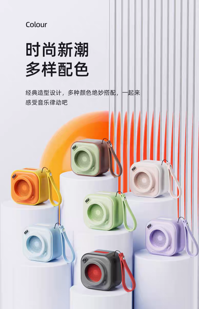 aima艾玛AIMA相机外型高颜值小蓝牙音箱音响送礼室内装饰室外便携详情图9