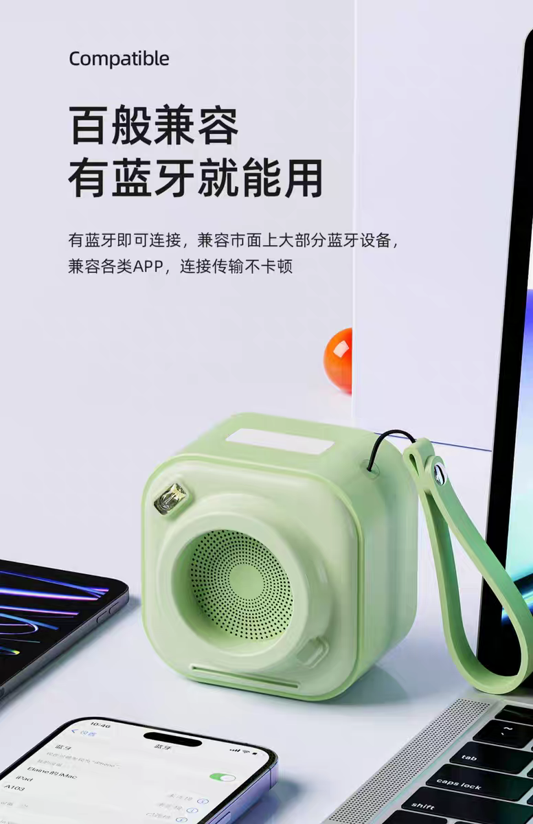 aima艾玛AIMA相机外型高颜值小蓝牙音箱音响送礼室内装饰室外便携详情图5