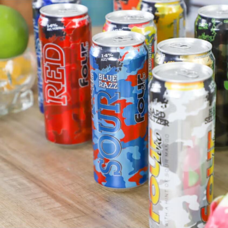 Free shipping for wholesale! La Fei Highly Strong Fruit-Flavored Blended Spirit American Four-Rock Pre-mixed Cocktail 695ml Specification image