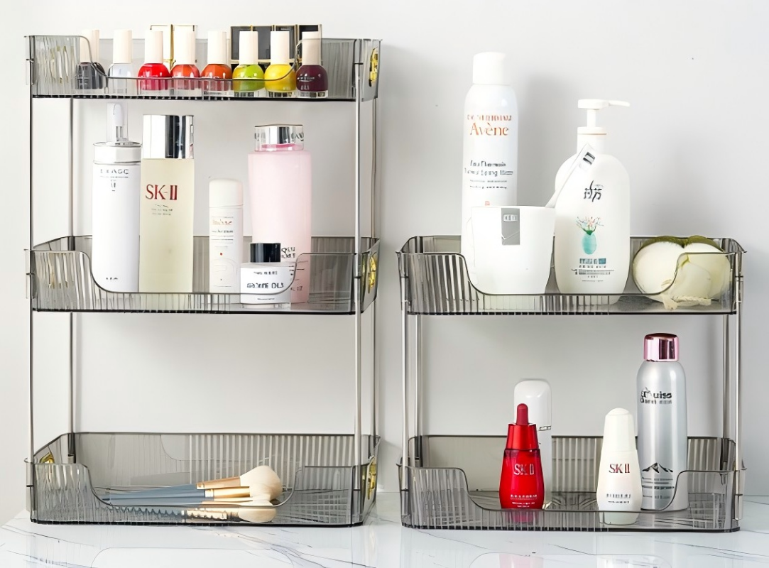 透明三层置物架